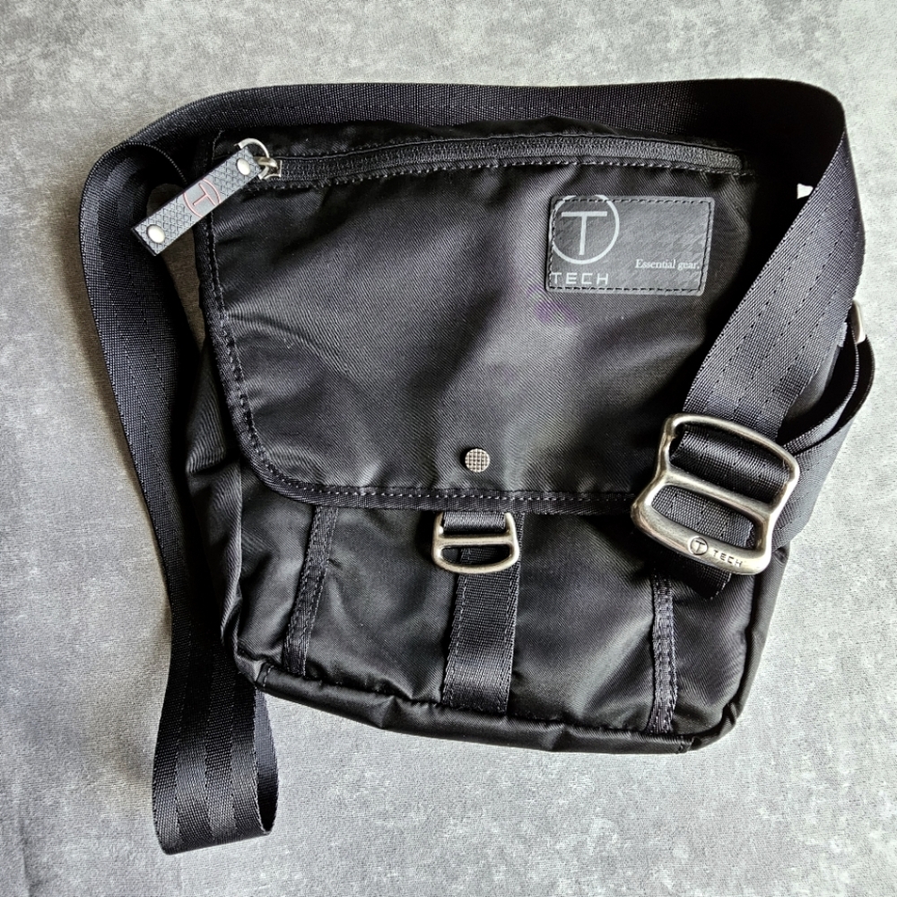 Tumi Essential Gear T Tek Black Crossbody Bag